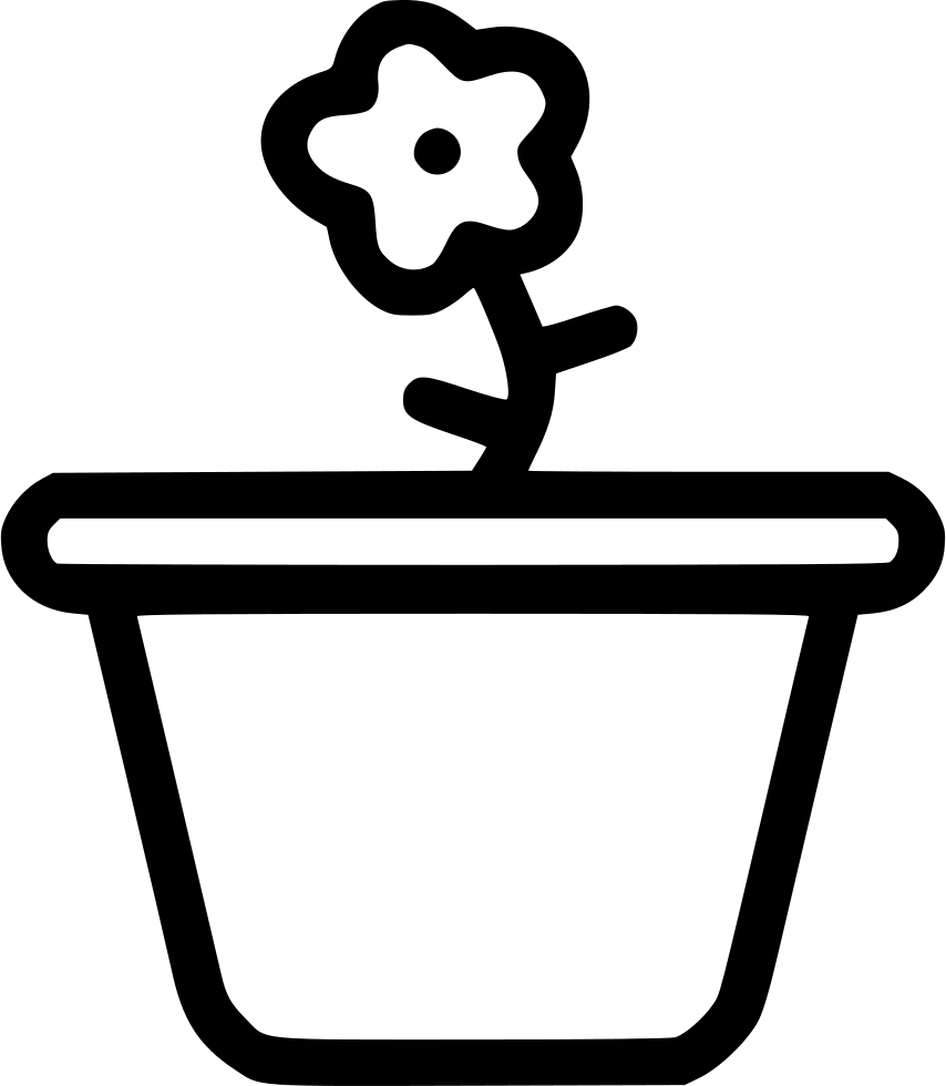Pot Flower Plant Garden Gardening Comments - Sink (854x980)