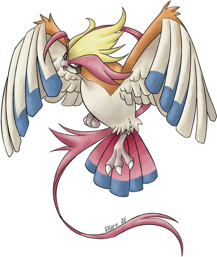 Mega Pidgeot By Allocen - Pokemon Pidgeot Mega Evolution (800x956)