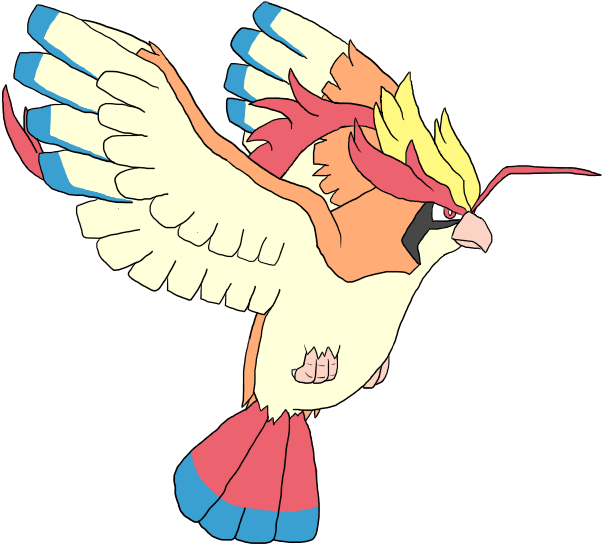 Pokemon Doodledex Pidgeot Mega Pidgeot Ok I'm Sorry - Pidgeot (624x575)