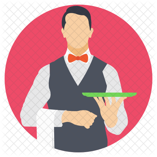 Chauffeur Icon - Waiter (512x512)