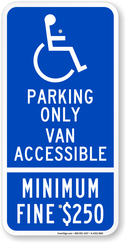 Handicap Bathroom Signs Home Is Best Place To Return - California Ada Parking Sign (416x800)