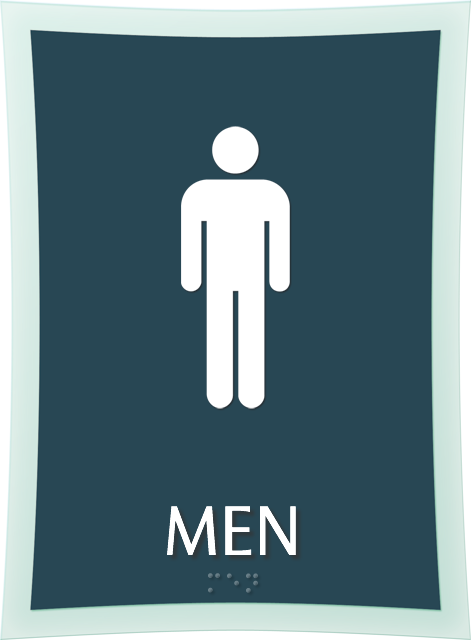 Men Bathroom Sign Deco Bathroom Signs - Traffic Sign (471x640)