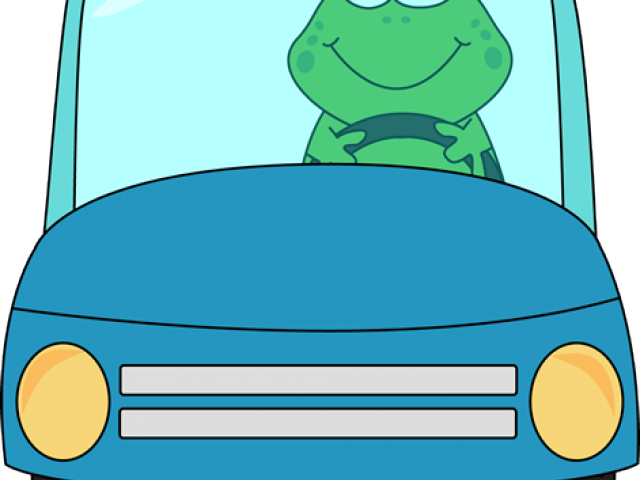 Driving Clipart Cute - Driving (640x480)