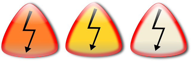 High Voltage, Electricity, Caution, Warning, Attention - Icon Design (640x320)