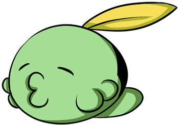 Green Blob Pokemon (500x375)