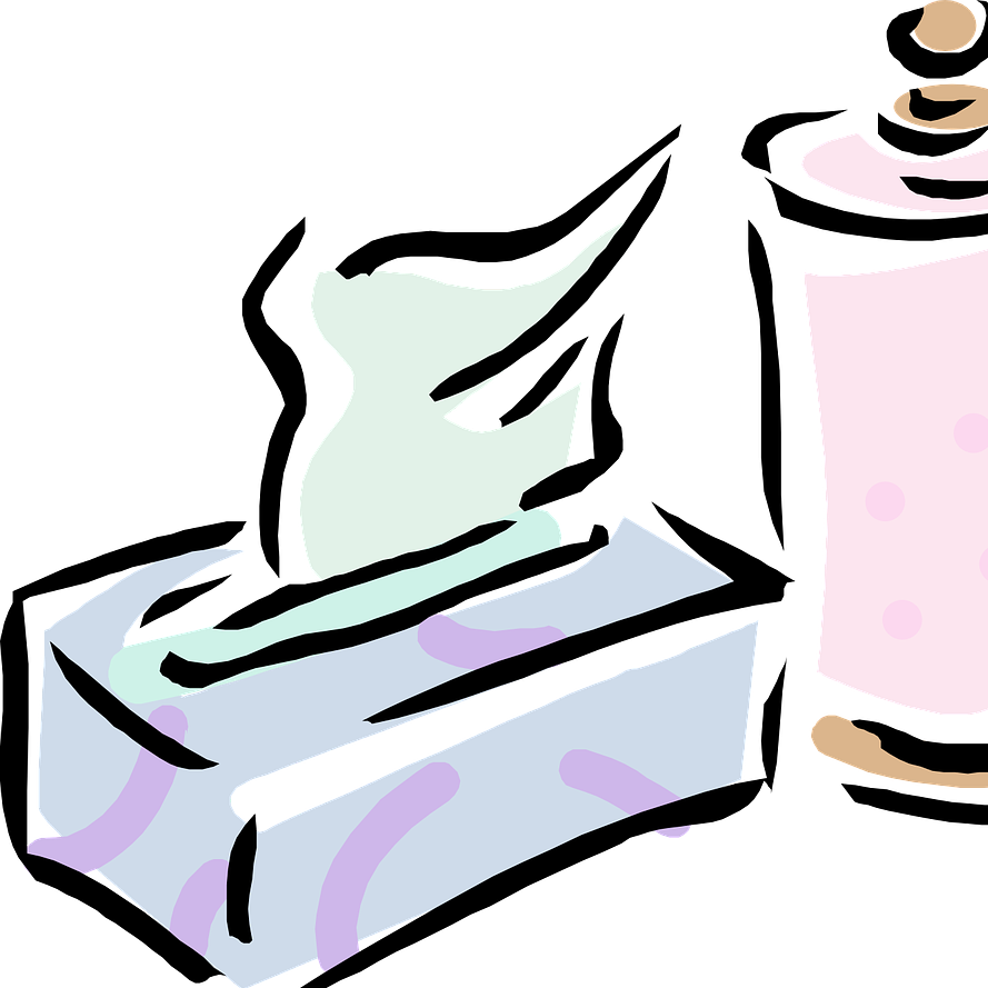 Middle - Paper Towel Cute Art (889x889)