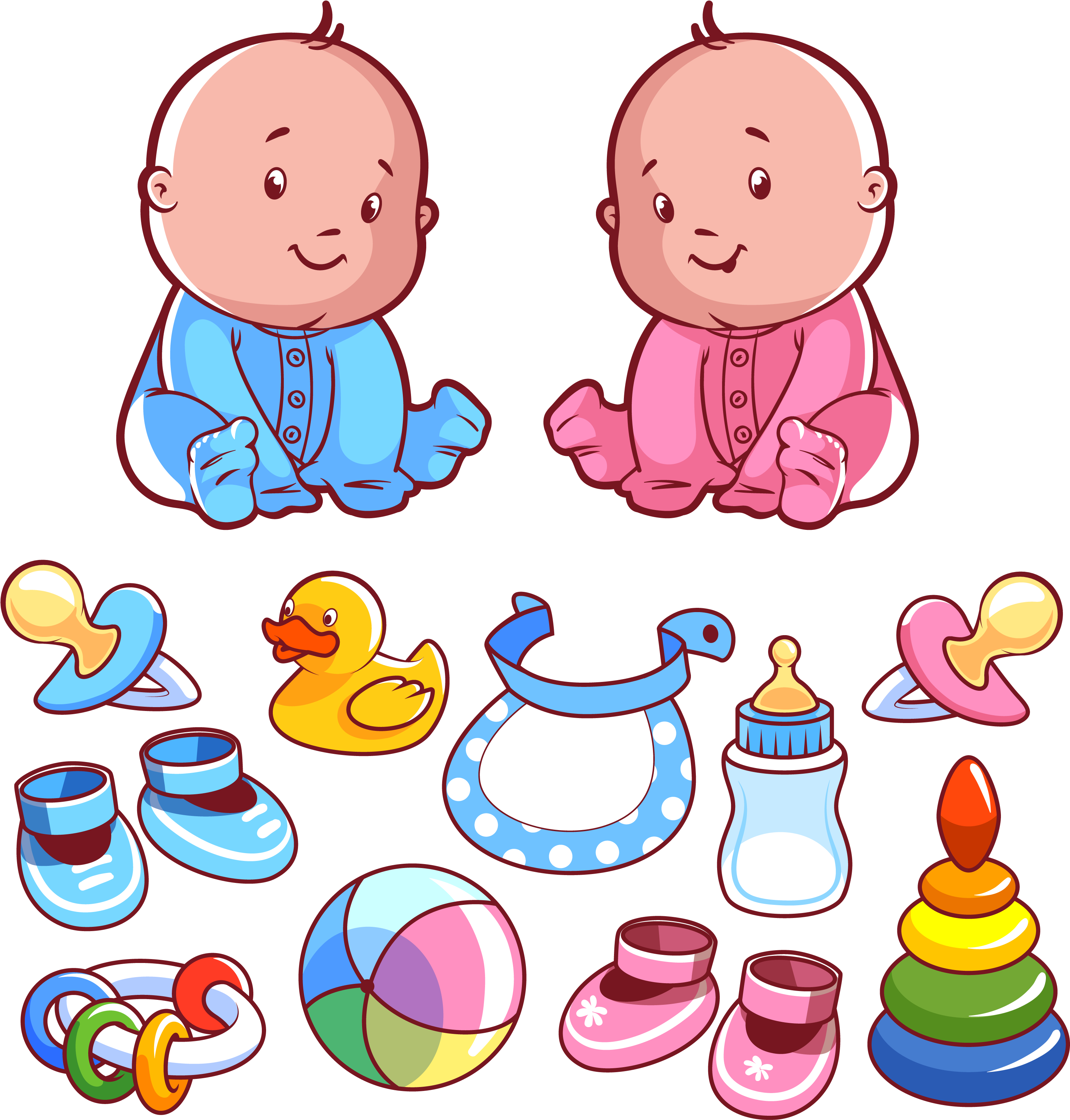 Infant Child Toddler Illustration - Imagenes De Articulos Para Bebe (3333x3333)