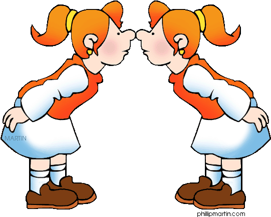 Twins Clipart Identical Twin - Twins Clipart (579x450)