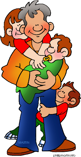 Grandmother And Grandfather Clipart - Father's Day Clip Art (352x648)