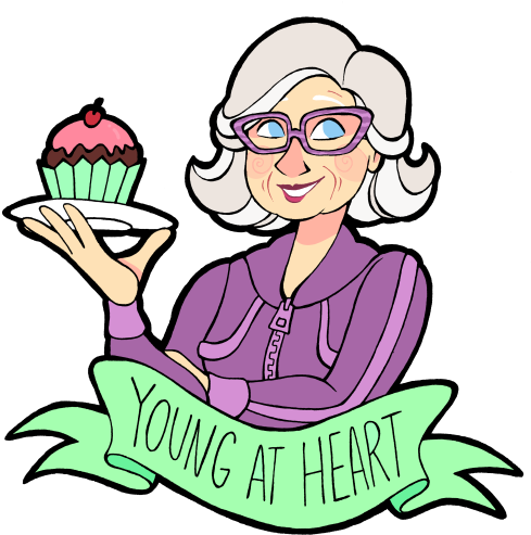 Happy Grandma Clipart - Clip Art (1280x1293)