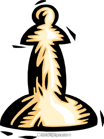 Chess Piece Pawn Royalty Free Vector Clip Art Illustration - Chess Piece Pawn Royalty Free Vector Clip Art Illustration (361x480)