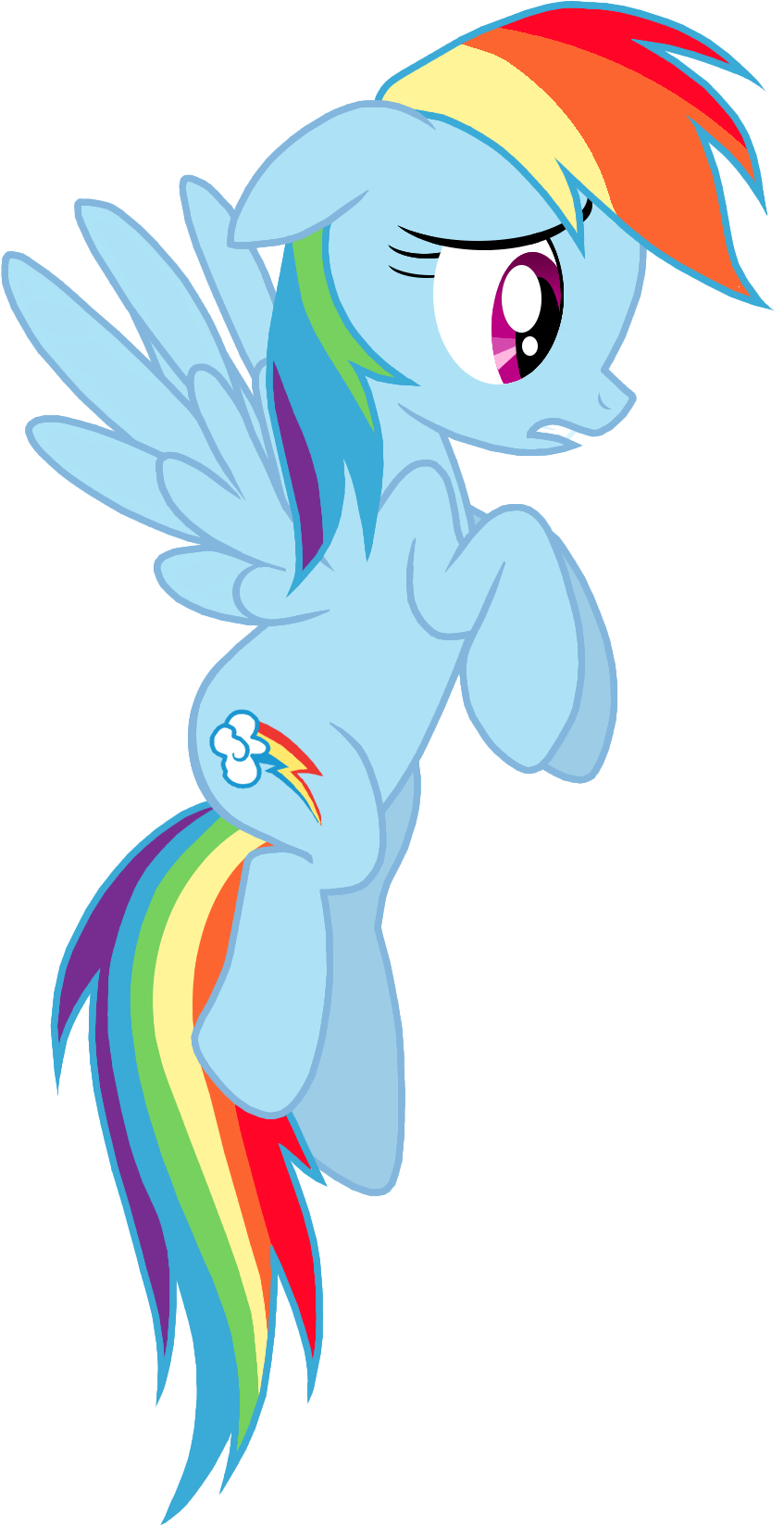 Mustache-dash - Poze Cu Rainbow Dash (968x1678)