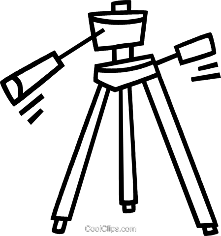 Camera Stand Royalty Free Vector Clip Art Illustration - Photography (449x480)
