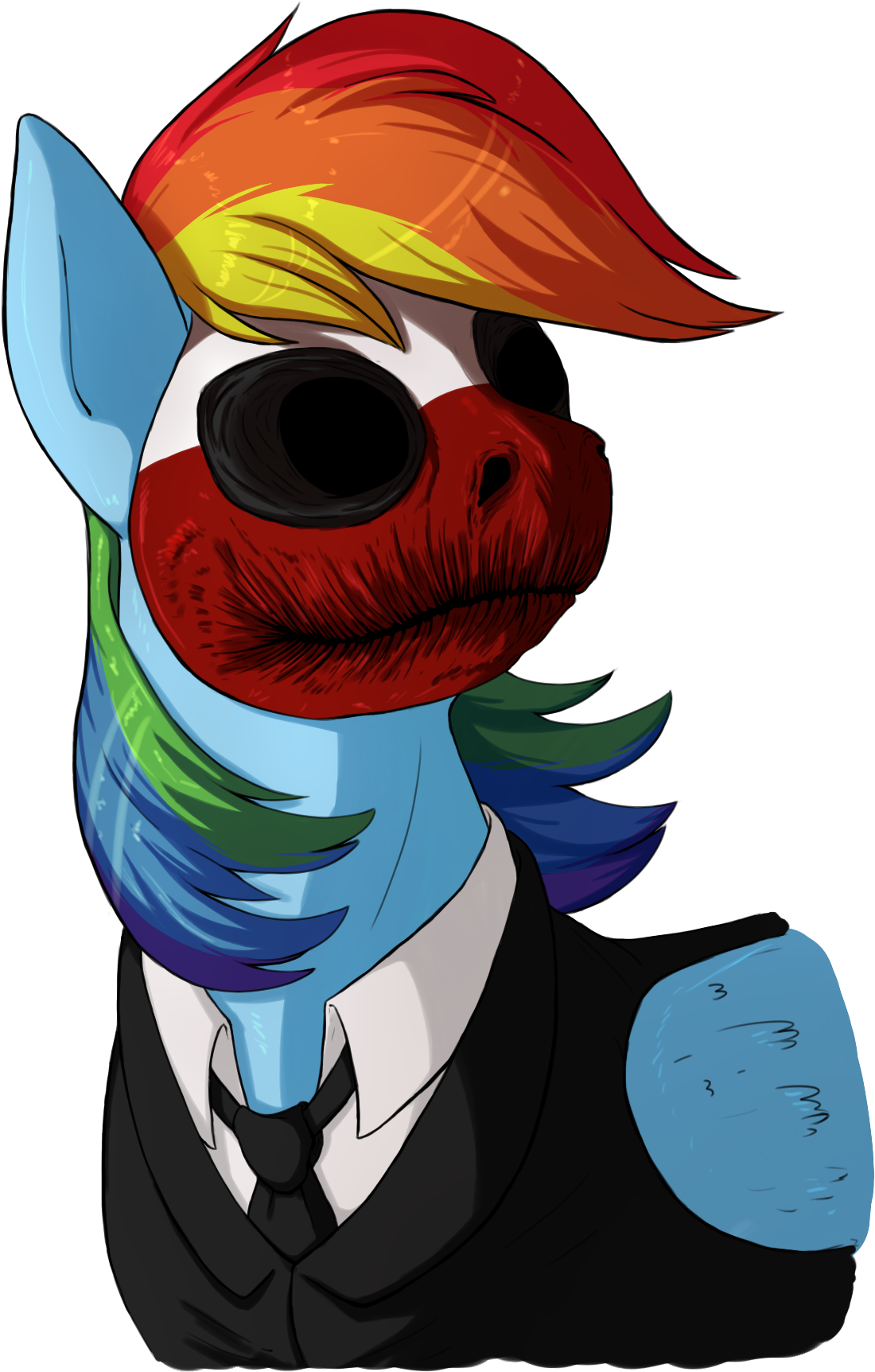 Uploaded - Payday 2 Mlp Mask (1107x1738)