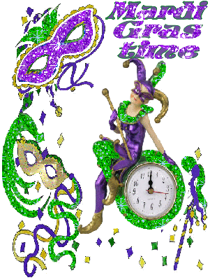 Mardi Gras Graphics For Myspace, Hi5, Orkut, Facebook, - Mardi Gras Clip Art (301x400)