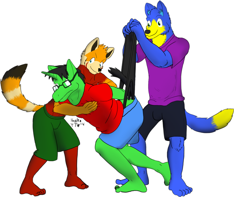 Torture From A Thunderwolf By Raycybertech - Cartoon (1024x768)