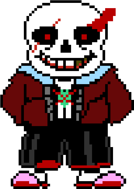 Torture Mad - Undertale Pixel Art Sans (650x760)