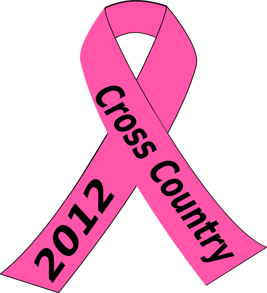Free Light Pink Cross Clip Art - Breast Cancer Ribbon Wear Pink (546x599)