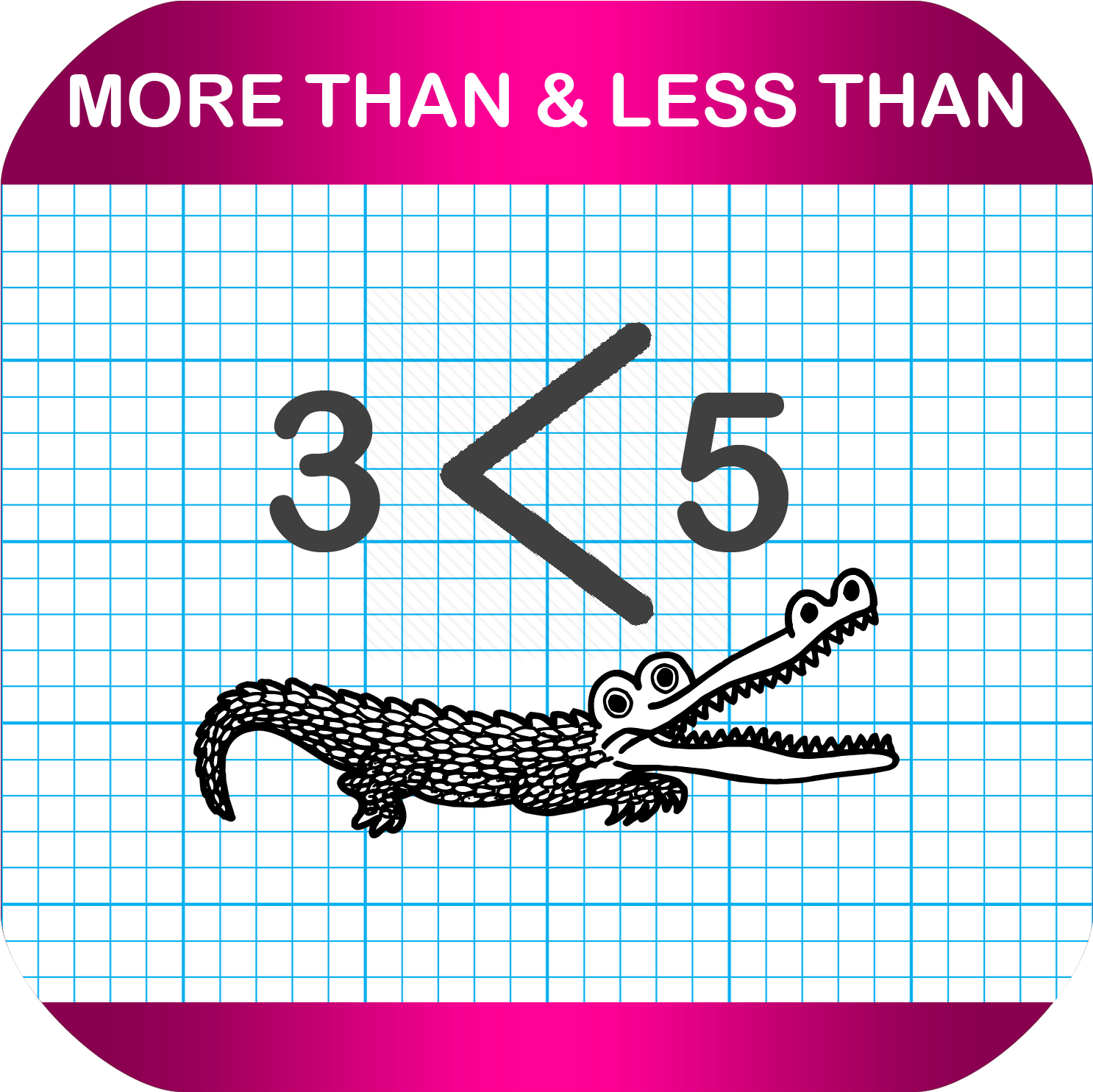 More Than & Less Than - Alphabet (1650x1650)