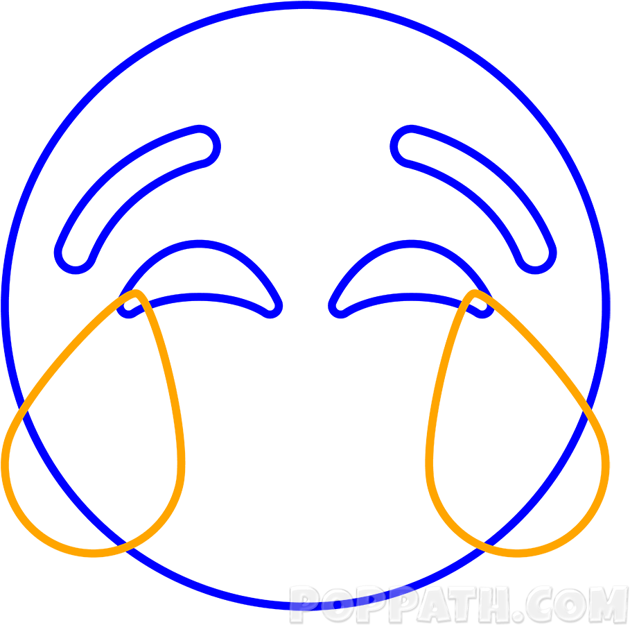 Draw An Inverted Semi Circle For The Teeth - Smiley (1000x1000)