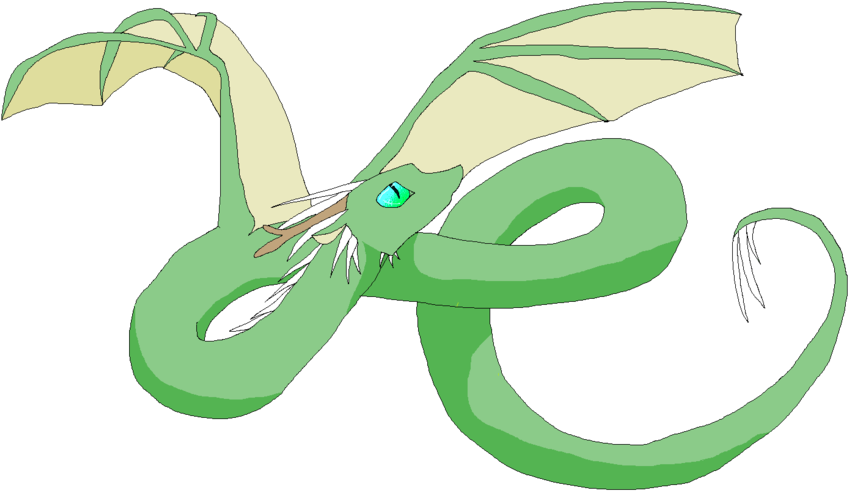 Snake Dragon By Starchaeopteryx - Illustration (1024x613)