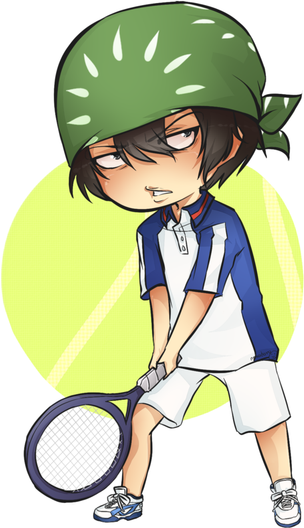 Sangat Menghormati Pemain Lawan Bahkan Dia Pernah Bertanding - Tennis Chibi (723x1106)
