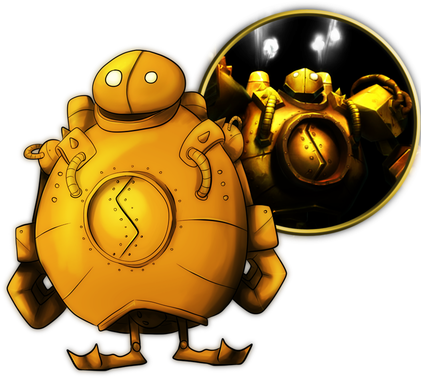 Chibi - League Of Legends Blitzcrank (857x965)