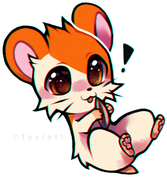 Hamtaro By Foxlett On Deviantart Cute Hamtaro - Hamtaro Fan Art (600x640)