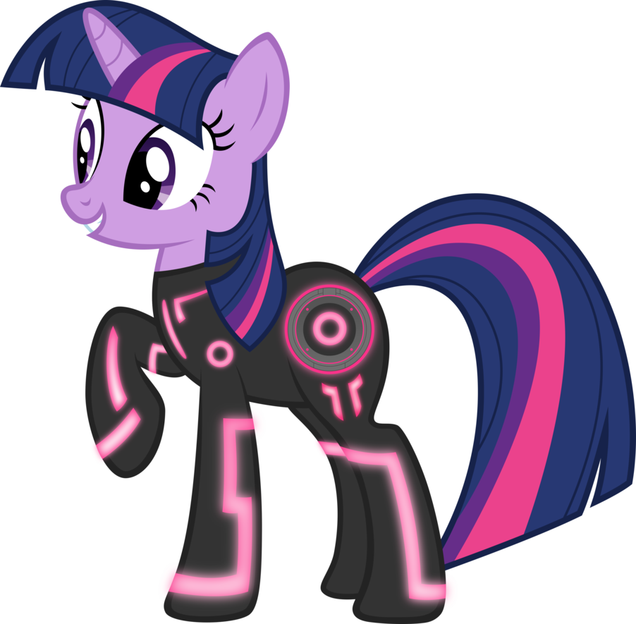 Enter The Grid~ By Clockwork2 - My Little Pony (902x885)