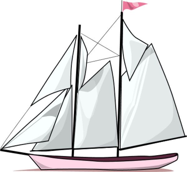 Sail Boat Vector Clip Art - Kensuke's Kingdom Peggy Sue (600x552)