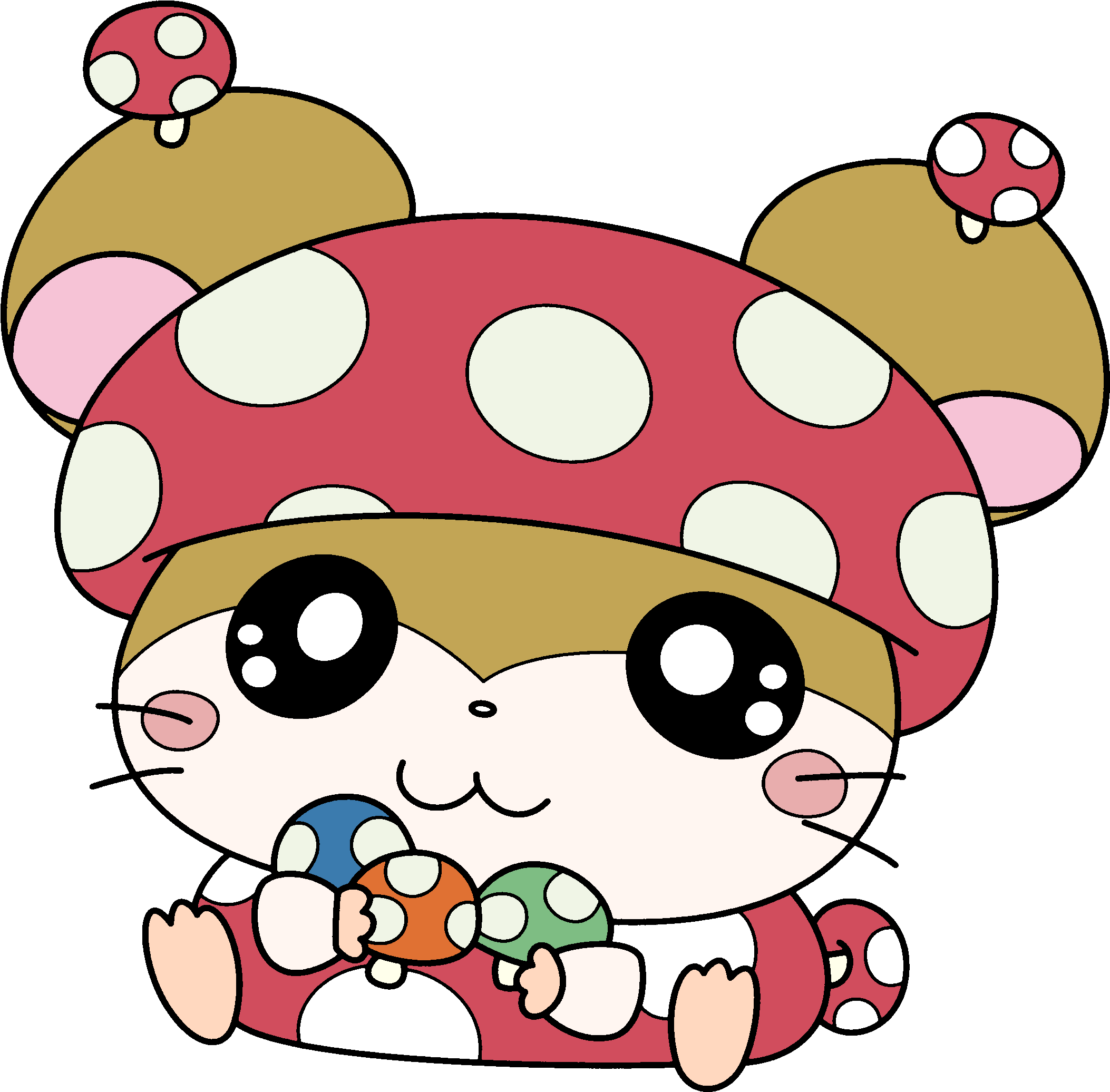 Latest Hamtaro Pinterest Hamtaro - きのこ ちゃん ハム 太郎 (2300x2324)