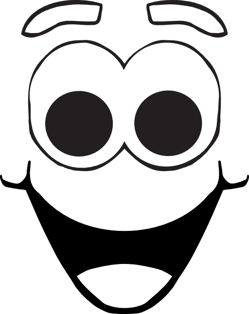 Clip Art Eyes And Mouth (512x646)