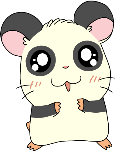Hamster Clipart Hamtaro - Hamtaro Y Sus Amigos (417x500)