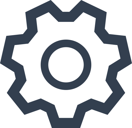 Machine Clipart Machine Part - Options Gear Icon (512x498)