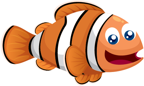 Check Out Our Line Child Equipment Rentals - Cartoon Clown Fish Vector (460x276)