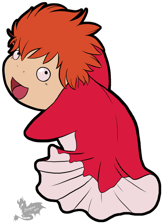Ponyo Time, Baby By Dragara - Ponyo (530x725)