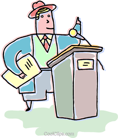 Businessman Making A Presentation Royalty Free Vector - Businessman Making A Presentation Royalty Free Vector (411x480)