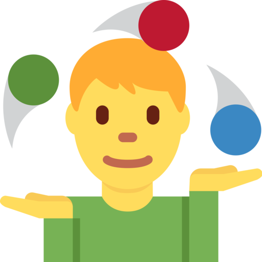 Twitter - Emoji Juggle Png (512x512)