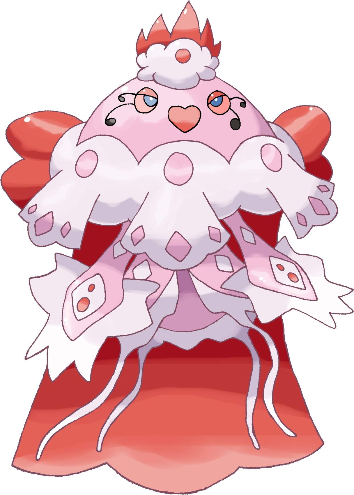 Art Pokemon Ghost Fakemon Jellicent Mega Evolution - Pokemon Jellicent Mega Evolution (1280x1771)