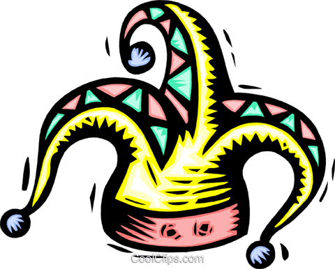 Joker Clipart Hat - Renaissance Art Clipart (480x386)