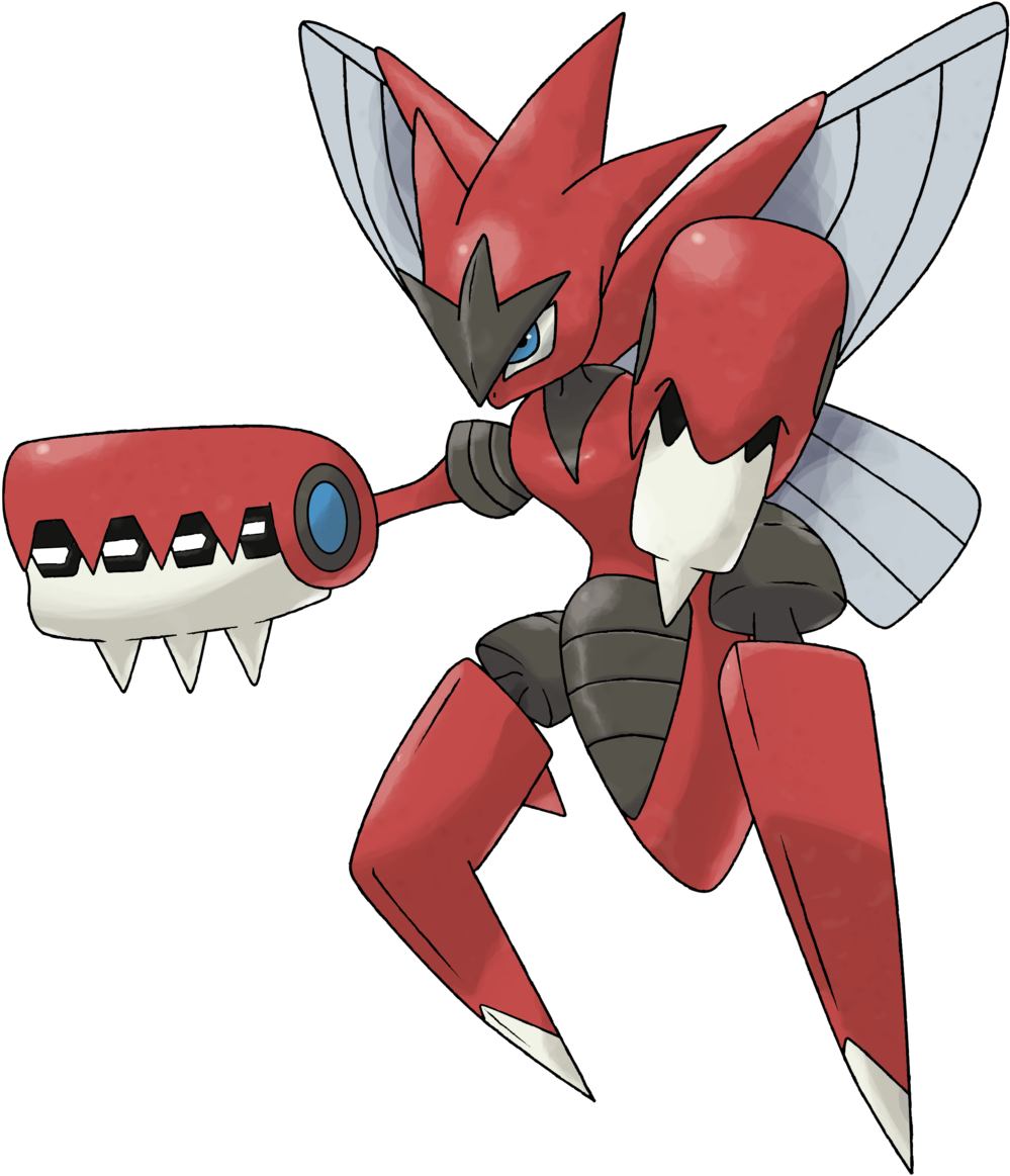 Pokemon Scizor Mega Evolution (1024x1203)