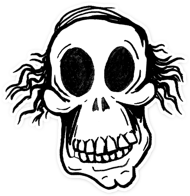 Clown Ghost Vinyl Sticker Horror Art Gifts Handmade - Sticker (648x648)