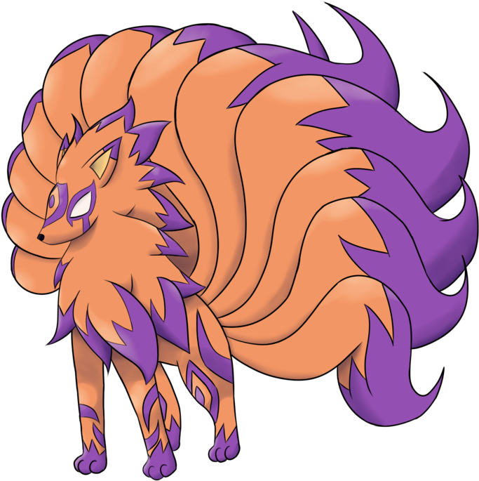 Ninetails Mega Evolution By Braivety - Illustration (1057x755)