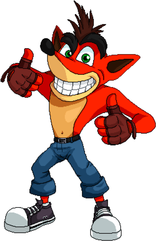 Ssbc Crash Bandicoot Artwork By Waluigifan32 - Crash Bandicoot Art (763x1047)