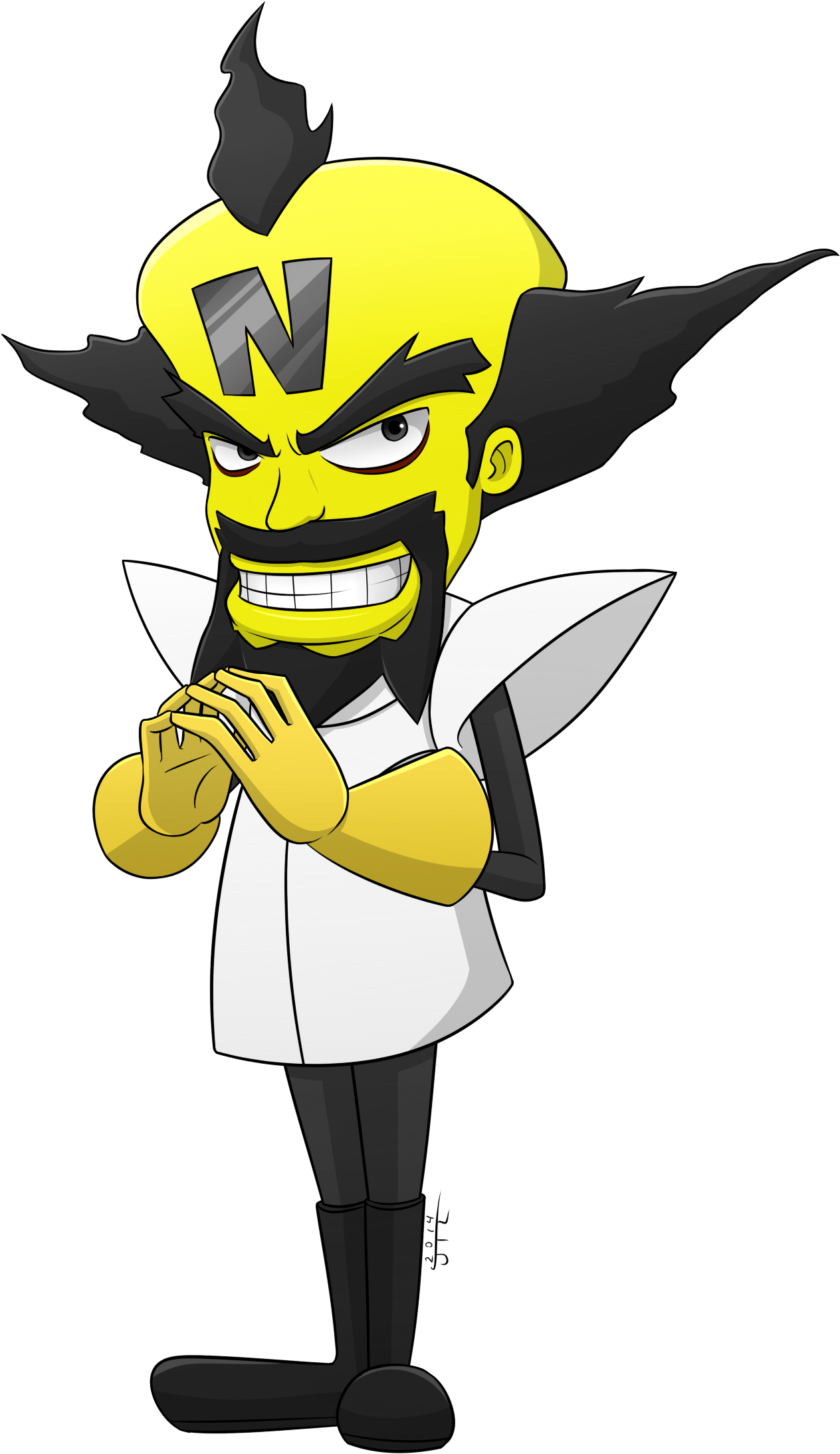Crash Bandicoot - Crash Bandicoot Dr Neo Cortex (1277x2200)