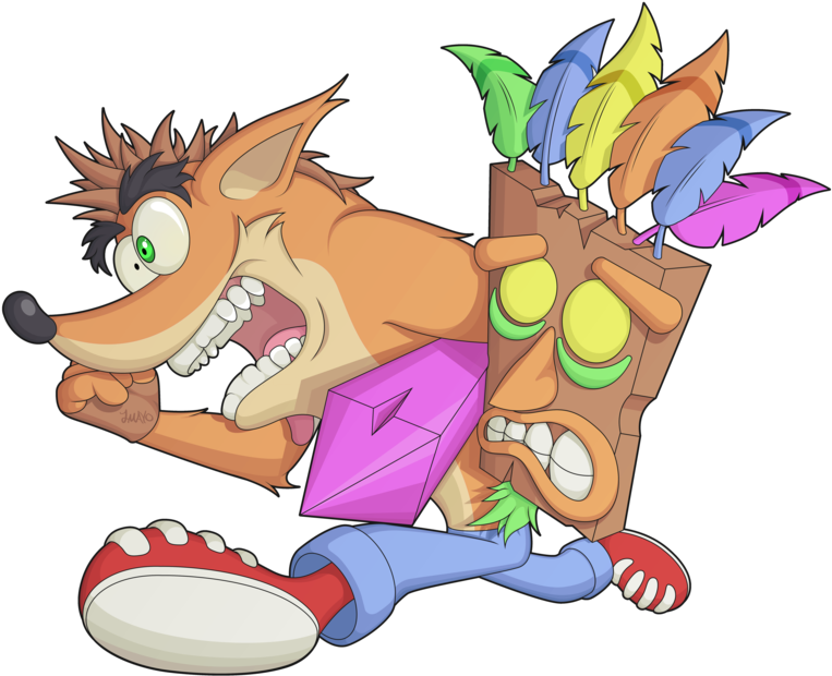Crash Bandicoot - Cartoon (900x771)