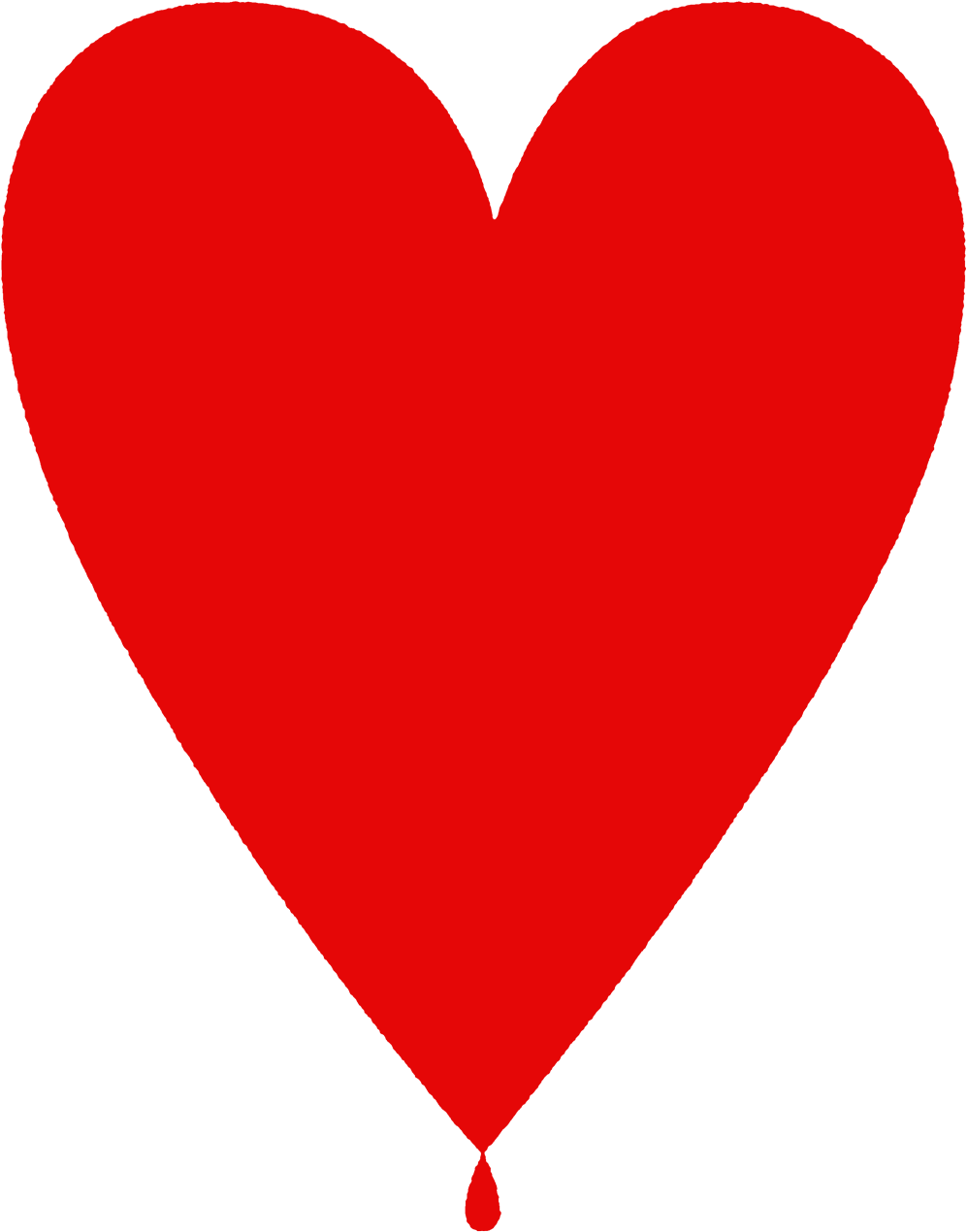 Bleeding Heart - Love Heart (1051x1340)