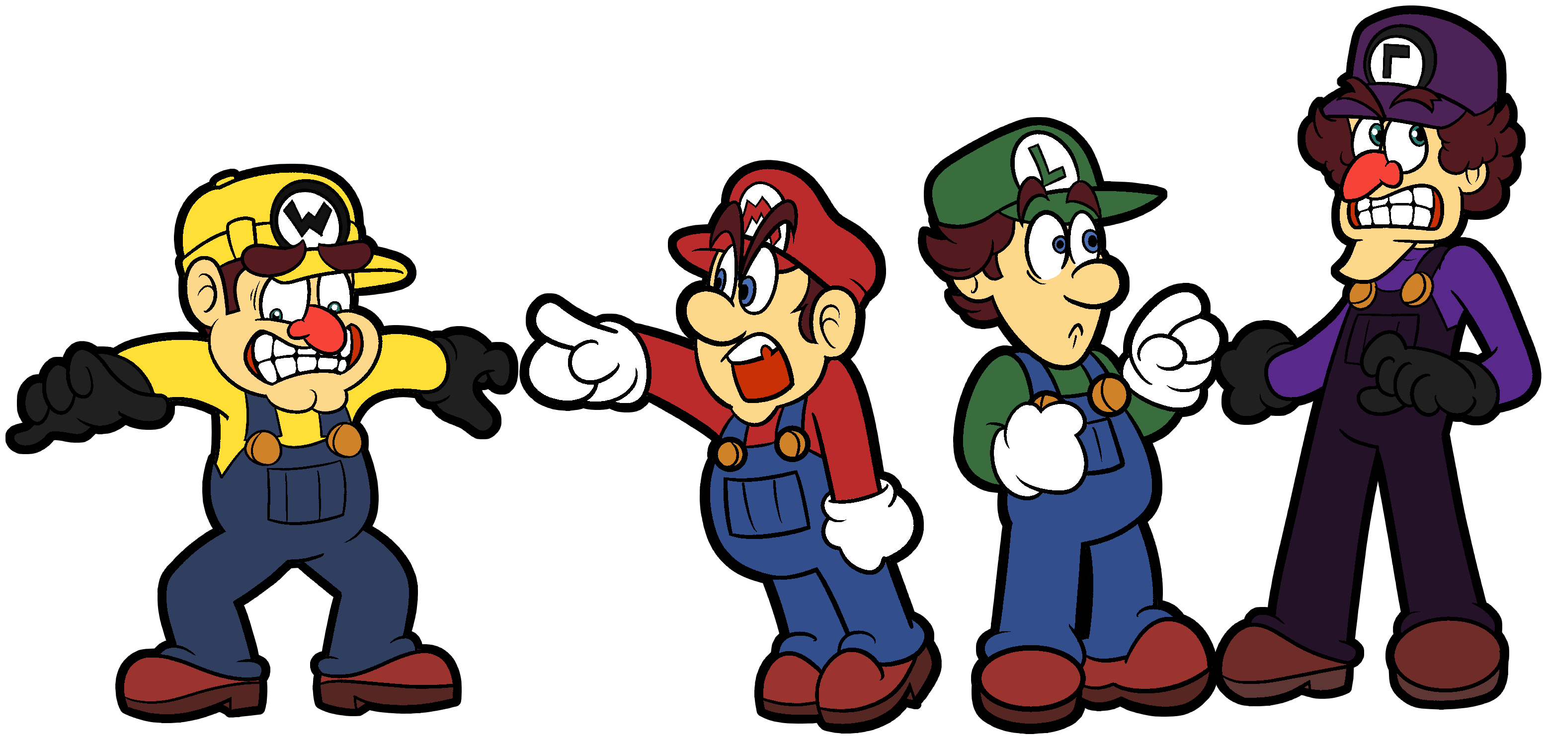 Stupid Mario Brothers By Cosmictangent92 Stupid Mario - Stupid Mario Brothers (3218x1556)