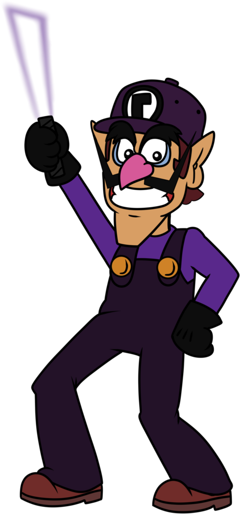 Stupid Mario Brothers - Waluigi Land 4 Sprite (755x1057)