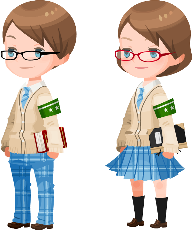 Kingdom Hearts Χ Kingdom Hearts Union Χ[cross] Kingdom - Kingdom Hearts Union X School Uniform (640x736)